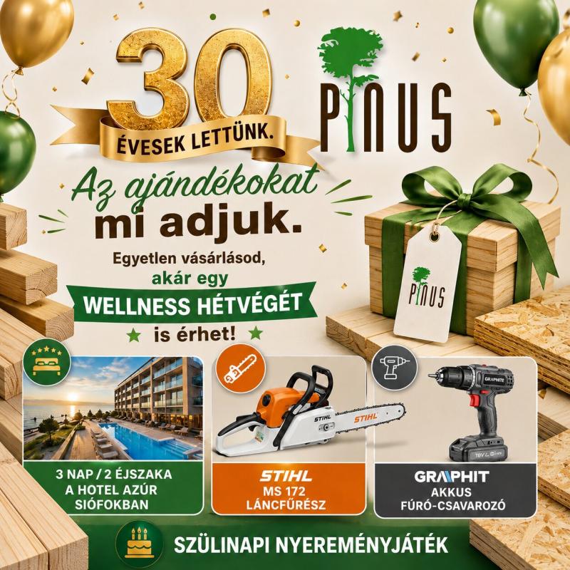 Pinus Nyereményjáték